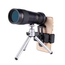 Load image into Gallery viewer, LUXUN 10-30x40 Single-Cylinder HD High-Power Telescope Mobile Phone Mini Telescope, Telescope &amp; Phone Clip &amp; Tripod