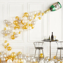 Load image into Gallery viewer, Champagne Bottle Aluminum Foil Balloon Set Wedding Party Cocktail Party Decoration Balloon, Champagne Bottle Decoration Balloon