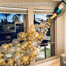 Load image into Gallery viewer, Champagne Bottle Aluminum Foil Balloon Set Wedding Party Cocktail Party Decoration Balloon, Champagne Bottle Decoration Balloon