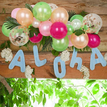 Load image into Gallery viewer, Flamingo Turtle Leaf Decoration Balloon Set Latex Balloon Party Decoration Set, Flamingo Turtle Leaf Decoration Balloon