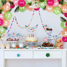 Load image into Gallery viewer, Flamingo Turtle Leaf Decoration Balloon Set Latex Balloon Party Decoration Set, Flamingo Turtle Leaf Decoration Balloon