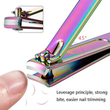 Load image into Gallery viewer, 3 in 1 Black Color Titanium Nail Shear Set Exfoliating Manicure Tool, Black (Iron Box), Color Titanium (Iron Box)