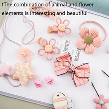 Load image into Gallery viewer, Little Girl Hair Accessories Set Gift Box Children Hairpin Combination Girl Jewelry Headdress Birthday Gift, Unicorn, Bee Models