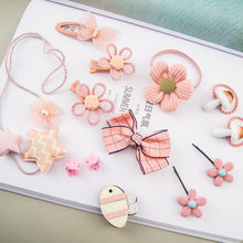 Load image into Gallery viewer, Little Girl Hair Accessories Set Gift Box Children Hairpin Combination Girl Jewelry Headdress Birthday Gift, Unicorn, Bee Models