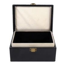Load image into Gallery viewer, Mobile Phone Signal Anti-jamming Flip PU Gift Box Safe and Secure Anti-theft Shielding Box, Black
