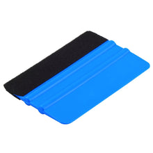 Load image into Gallery viewer, 5pcs Felt Scraper Plastic Film Scraper Car Foil Cleaning Tools, 10×7cm Blue Felt Scraper