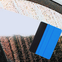 Load image into Gallery viewer, 5pcs Felt Scraper Plastic Film Scraper Car Foil Cleaning Tools, 10×7cm Blue Felt Scraper