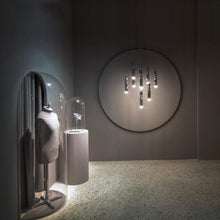 Load image into Gallery viewer, Bar Counter Modern Restaurant Bedroom Bedside Creative Personality Simple Small Chandelier, Single Head Black, Single Head Brass, Single Head Silver, Three-head Combination Black, Three-head Combination Brass, Three-head Combination Sliver