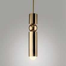 Load image into Gallery viewer, Bar Counter Modern Restaurant Bedroom Bedside Creative Personality Simple Small Chandelier, Single Head Black, Single Head Brass, Single Head Silver, Three-head Combination Black, Three-head Combination Brass, Three-head Combination Sliver