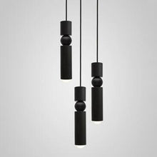 Load image into Gallery viewer, Bar Counter Modern Restaurant Bedroom Bedside Creative Personality Simple Small Chandelier, Single Head Black, Single Head Brass, Single Head Silver, Three-head Combination Black, Three-head Combination Brass, Three-head Combination Sliver