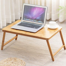 Load image into Gallery viewer, Nanzhu Folding Computer Table Bed Card Slot Laptop Table Simple Lazy Lift Computer Desk, Small 50cm, Medium 54cm, Large 72cm