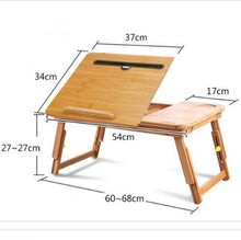 Load image into Gallery viewer, Nanzhu Folding Computer Table Bed Card Slot Laptop Table Simple Lazy Lift Computer Desk, Small 50cm, Medium 54cm, Large 72cm