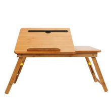 Load image into Gallery viewer, Nanzhu Folding Computer Table Bed Card Slot Laptop Table Simple Lazy Lift Computer Desk, Small 50cm, Medium 54cm, Large 72cm