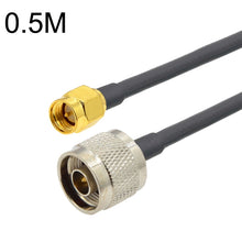 Load image into Gallery viewer, SMA Male to N Male RG58 Coaxial Adapter Cable, SMA Male to N Male 0.5m, SMA Male to N Male 1m, SMA Male to N Male 1.5m, SMA Male to N Male 3m, SMA Male to N Male 5m, SMA Male to N Male 10m