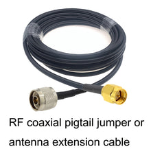 Load image into Gallery viewer, SMA Male to N Male RG58 Coaxial Adapter Cable, SMA Male to N Male 0.5m, SMA Male to N Male 1m, SMA Male to N Male 1.5m, SMA Male to N Male 3m, SMA Male to N Male 5m, SMA Male to N Male 10m
