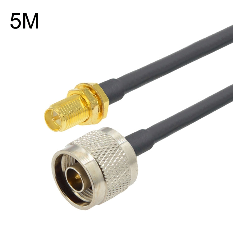 RP-SMA Female To N Male RG58 Coaxial Adapter Cable, RP-SMA Female To N Male 0.5m, RP-SMA Female To N Male 1m, RP-SMA Female To N Male 1.5m, RP-SMA Female To N Male 3m, RP-SMA Female To N Male 5m, RP-SMA Female To N Male 10m