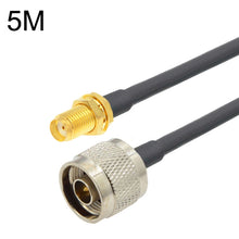Load image into Gallery viewer, SMA Female To N Male RG58 Coaxial Adapter Cable, SMA Female To N Male 0.5m, SMA Female To N Male 1m, SMA Female To N Male 1.5m, SMA Female To N Male 3m, SMA Female To N Male 5m, SMA Female To N Male 10m