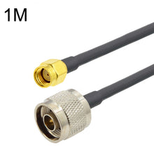 Load image into Gallery viewer, RP-SMA Male to N Male RG58 Coaxial Adapter Cable, RP-SMA Male to N Male 0.5m, RP-SMA Male to N Male 1m, RP-SMA Male to N Male 1.5m, RP-SMA Male to N Male 3m, RP-SMA Male to N Male 5m, RP-SMA Male to N Male10m