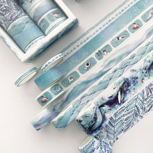 Load image into Gallery viewer, 8 Roll / Box Paper Tape Basic Handbook Material Set Small Fresh Girl DIY Decorative Tape Antique Hand Account Sticker, (Life, Green, Blue Rhythm, Dream Love, Fruity Time, Dreamland