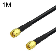 Load image into Gallery viewer, SMA Male To SMA Male RG58 Coaxial Adapter Cable, SMA Male To SMA Male 0.5m, SMA Male To SMA Male 1m, SMA Male To SMA Male 1.5m, SMA Male To SMA Male 3m, SMA Male To SMA Male 5m, SMA Male To SMA Male 10m