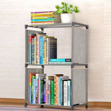 Load image into Gallery viewer, Plastic Steel Tube Multifunctional Combination Holder Student Books Shelf Floor Storage Rack