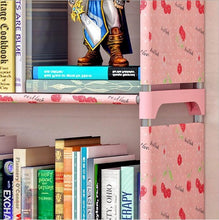 Load image into Gallery viewer, Plastic Steel Tube Multifunctional Combination Holder Student Books Shelf Floor Storage Rack