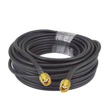 Load image into Gallery viewer, RP-SMA Male To RP-SMA Male RG58 Coaxial Adapter Cable, RP-SMA Male To RP-SMA Male 0.5m, RP-SMA Male To RP-SMA Male 1m, RP-SMA Male To RP-SMA Male 1.5m, RP-SMA Male To RP-SMA Male 3m, RP-SMA Male To RP-SMA Male 5m, RP-SMA Male To RP-SMA Male 10m