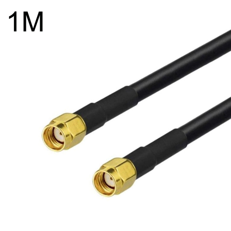 RP-SMA Male To RP-SMA Male RG58 Coaxial Adapter Cable, RP-SMA Male To RP-SMA Male 0.5m, RP-SMA Male To RP-SMA Male 1m, RP-SMA Male To RP-SMA Male 1.5m, RP-SMA Male To RP-SMA Male 3m, RP-SMA Male To RP-SMA Male 5m, RP-SMA Male To RP-SMA Male 10m