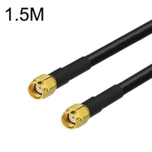 Load image into Gallery viewer, RP-SMA Male To RP-SMA Male RG58 Coaxial Adapter Cable, RP-SMA Male To RP-SMA Male 0.5m, RP-SMA Male To RP-SMA Male 1m, RP-SMA Male To RP-SMA Male 1.5m, RP-SMA Male To RP-SMA Male 3m, RP-SMA Male To RP-SMA Male 5m, RP-SMA Male To RP-SMA Male 10m