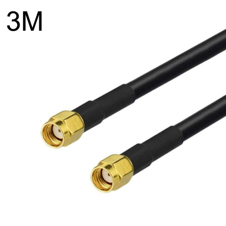 RP-SMA Male To RP-SMA Male RG58 Coaxial Adapter Cable, RP-SMA Male To RP-SMA Male 0.5m, RP-SMA Male To RP-SMA Male 1m, RP-SMA Male To RP-SMA Male 1.5m, RP-SMA Male To RP-SMA Male 3m, RP-SMA Male To RP-SMA Male 5m, RP-SMA Male To RP-SMA Male 10m