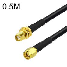 Load image into Gallery viewer, SMA Male To SMA Female RG58 Coaxial Adapter Cable, SMA Male To SMA Female 0.5m, SMA Male To SMA Female 1m, SMA Male To SMA Female 1.5m, SMA Male To SMA Female 3m, SMA Male To SMA Female 5m, SMA Male To SMA Female 10m