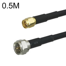 Load image into Gallery viewer, SMA Male To F TV Male RG58 Coaxial Adapter Cable, 0.5m, 1m, 1.5m, 3m, 5m, 10m