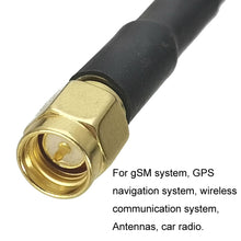 Load image into Gallery viewer, SMA Male To F TV Male RG58 Coaxial Adapter Cable, 0.5m, 1m, 1.5m, 3m, 5m, 10m