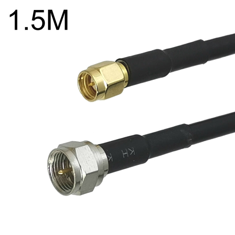 SMA Male To F TV Male RG58 Coaxial Adapter Cable, 0.5m, 1m, 1.5m, 3m, 5m, 10m