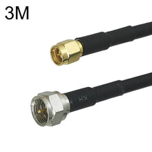 Load image into Gallery viewer, SMA Male To F TV Male RG58 Coaxial Adapter Cable, 0.5m, 1m, 1.5m, 3m, 5m, 10m