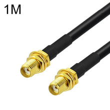 Load image into Gallery viewer, SMA Male To SMA Male RG58 Coaxial Adapter Cable, SMA Female To SMA Female 0.5m, SMA Female To SMA Female 1m, SMA Female To SMA Female 1.5m, SMA Female To SMA Female 3m, SMA Female To SMA Female 5m, SMA Female To SMA Female 10m