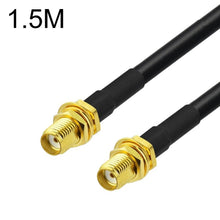 Load image into Gallery viewer, SMA Male To SMA Male RG58 Coaxial Adapter Cable, SMA Female To SMA Female 0.5m, SMA Female To SMA Female 1m, SMA Female To SMA Female 1.5m, SMA Female To SMA Female 3m, SMA Female To SMA Female 5m, SMA Female To SMA Female 10m