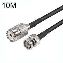 Load image into Gallery viewer, BNC Male To UHF Female RG58 Coaxial Adapter Cable, 0.5m, 1m, 1.5m, 3m, 5m, 10m