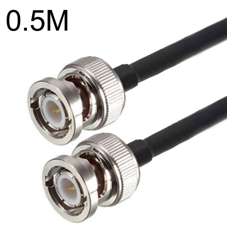 BNC Male To BNC Male RG58 Coaxial Adapter Cable, BNC Male To BNC 0.5m, BNC Male To BNC 1m, BNC Male To BNC 1.5m, BNC Male To BNC 3m, BNC Male To BNC 5m, BNC Male To BNC 10m