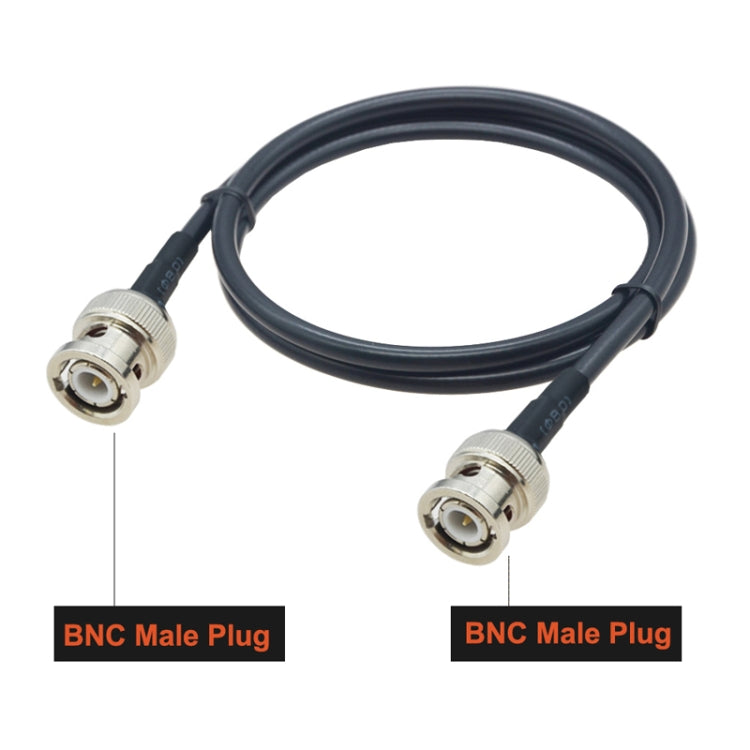 BNC Male To BNC Male RG58 Coaxial Adapter Cable, BNC Male To BNC 0.5m, BNC Male To BNC 1m, BNC Male To BNC 1.5m, BNC Male To BNC 3m, BNC Male To BNC 5m, BNC Male To BNC 10m