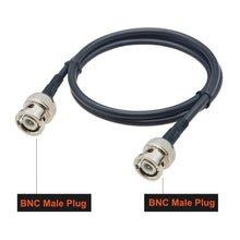 Load image into Gallery viewer, BNC Male To BNC Male RG58 Coaxial Adapter Cable, BNC Male To BNC 0.5m, BNC Male To BNC 1m, BNC Male To BNC 1.5m, BNC Male To BNC 3m, BNC Male To BNC 5m, BNC Male To BNC 10m