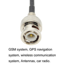 Load image into Gallery viewer, BNC Male To BNC Male RG58 Coaxial Adapter Cable, BNC Male To BNC 0.5m, BNC Male To BNC 1m, BNC Male To BNC 1.5m, BNC Male To BNC 3m, BNC Male To BNC 5m, BNC Male To BNC 10m