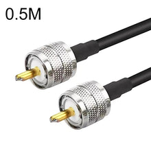 Load image into Gallery viewer, UHF Male To UHF Male RG58 Coaxial Adapter Cable, 0.5m, 1m, 1.5m, 3m, 5m, 10m
