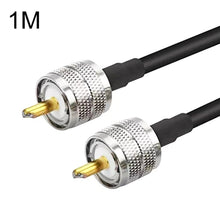 Load image into Gallery viewer, UHF Male To UHF Male RG58 Coaxial Adapter Cable, 0.5m, 1m, 1.5m, 3m, 5m, 10m