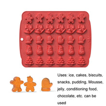 Load image into Gallery viewer, Christmas Supplies Drop Glue Mold Cake Barbecue Baking Tool, Green, Red, Chocolate