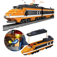 Load image into Gallery viewer, City Train Series Assembled Building Blocks Lego Simulation Electric Rail Train Puzzle Toys