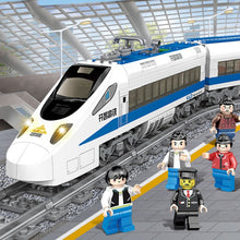 Load image into Gallery viewer, City Train Series Assembled Building Blocks Lego Simulation Electric Rail Train Puzzle Toys