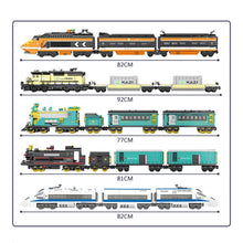 Load image into Gallery viewer, City Train Series Assembled Building Blocks Lego Simulation Electric Rail Train Puzzle Toys