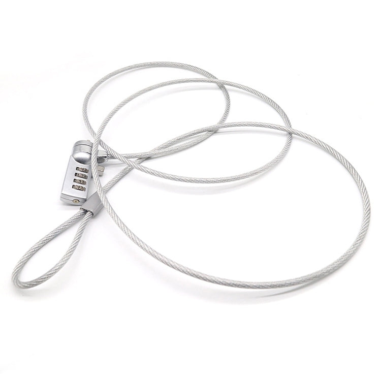 Four Digit Computer Lock Notebook Universal Anti-theft Password Lock, Diameter 3.5 mm Length 1.2 m, Diameter 3.5 mm Length 1.5 m, Diameter 3.5 mm Length 1.8 m