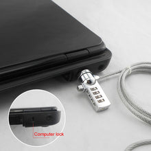 Load image into Gallery viewer, Four Digit Computer Lock Notebook Universal Anti-theft Password Lock, Diameter 3.5 mm Length 1.2 m, Diameter 3.5 mm Length 1.5 m, Diameter 3.5 mm Length 1.8 m